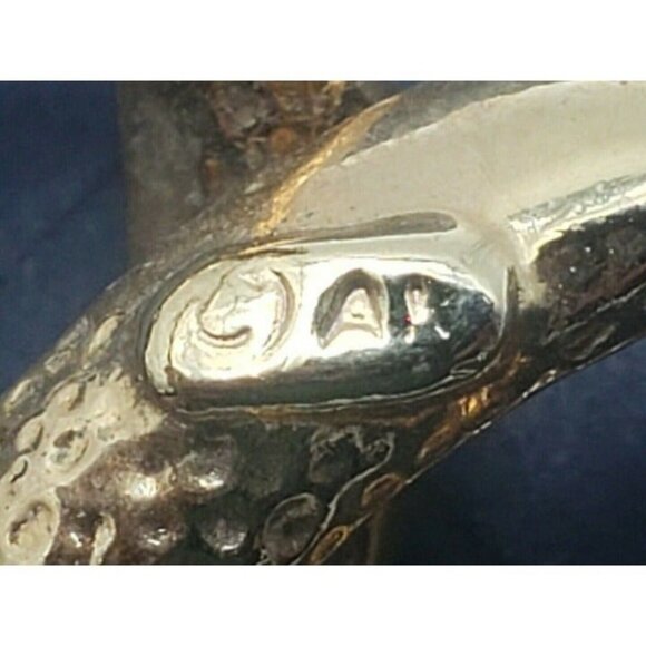 Anne Klein Open Heart Gold Tone Brooch - Picture 3 of 3